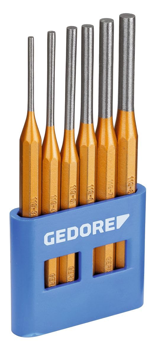 【新着商品】Gedore ピンポンチセット 116 A Gedore 116 A Pin punch set 6 pcs in plastic holder - Walmart.com