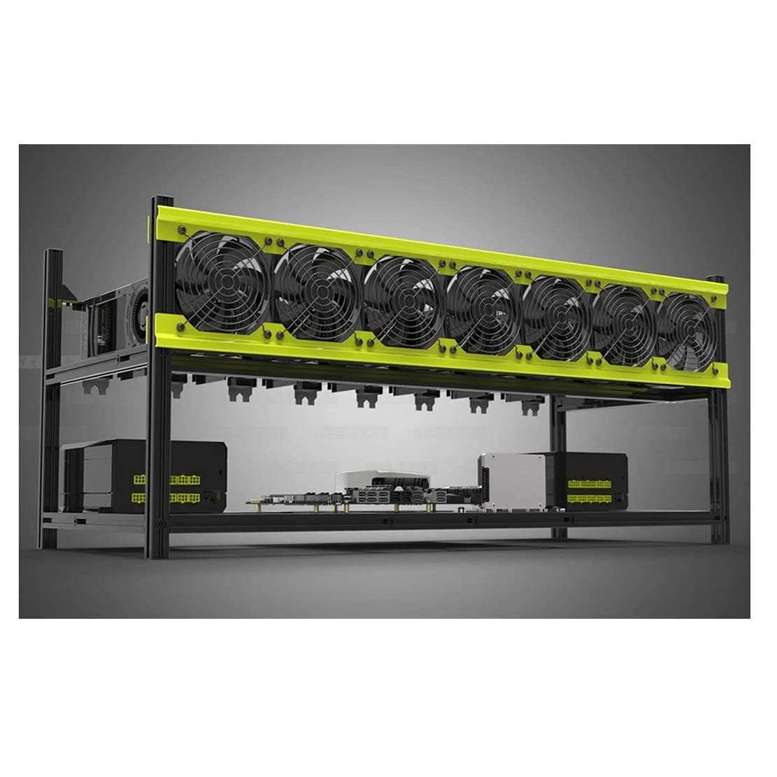 Veddha Gpu Plataforma Minera Apilable De Aluminio Veddha 6/8