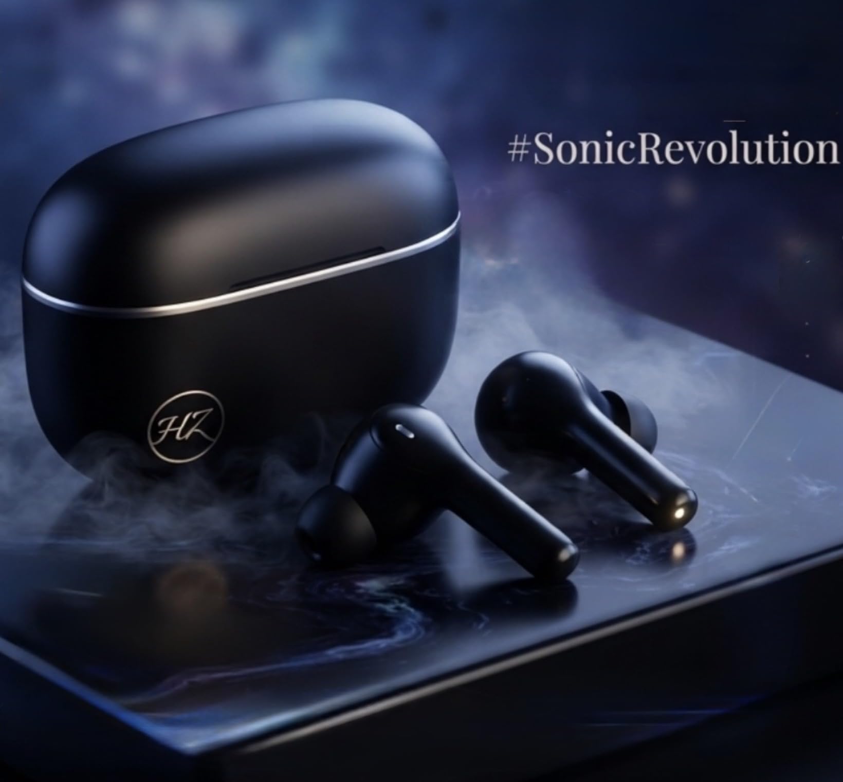 HZ Air Pro (Gen 2) Auriculares Inalámbricos con Cancelación Activa de Ruido ANC, Driver de 13 mm, Modo Transparencia, 6 Micrófonos HD, Bluetooth 5.4 Estable y Estuche de Carga Rápida USB C