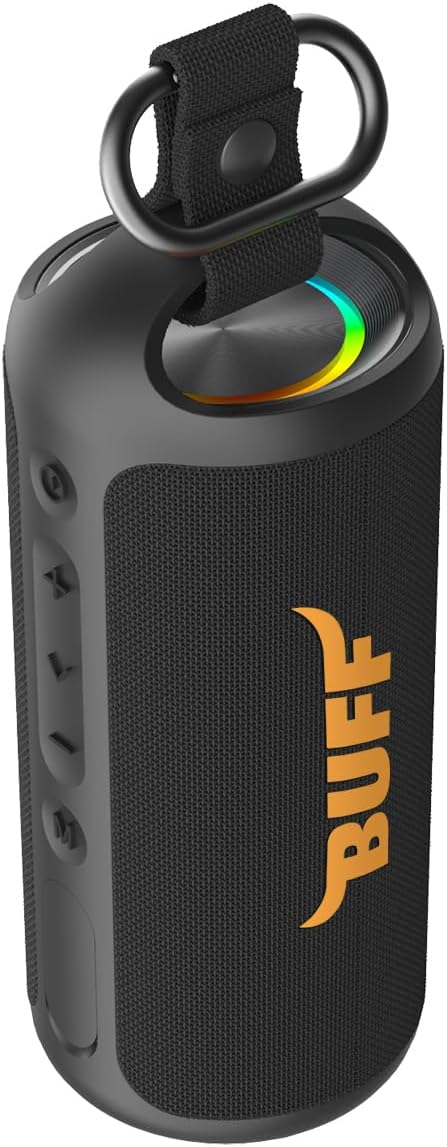 BUFF LABS Buff BF22 Taşınabilir IPX7 Su Geçirmez RGB Işıklı Kablosuz Bluetooth Hoparlör