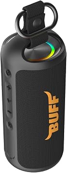 BUFF LABS Buff BF22 Portable IPX7 Waterproof Wireless Bluetooth Speaker with RGB Light