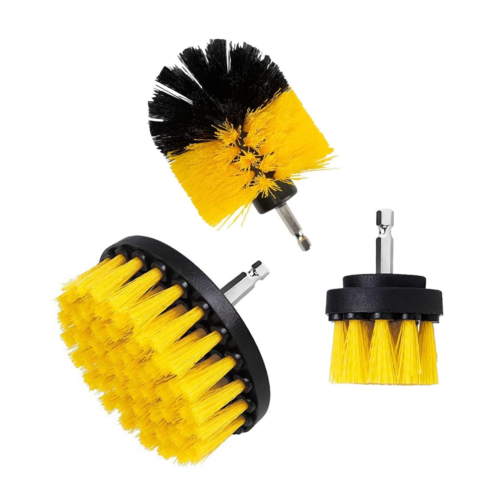 WOTOFY Drill Brush Set of 3 with Deep Cleansing Scratch-Resistant Nylon Bristles Effectively Removes Stains, Great for Tubs, Shower Pans, Floor Tiles, Glass Stove Tops (B0B34V46RK) Amazon Price History, Amazon Price Tracker