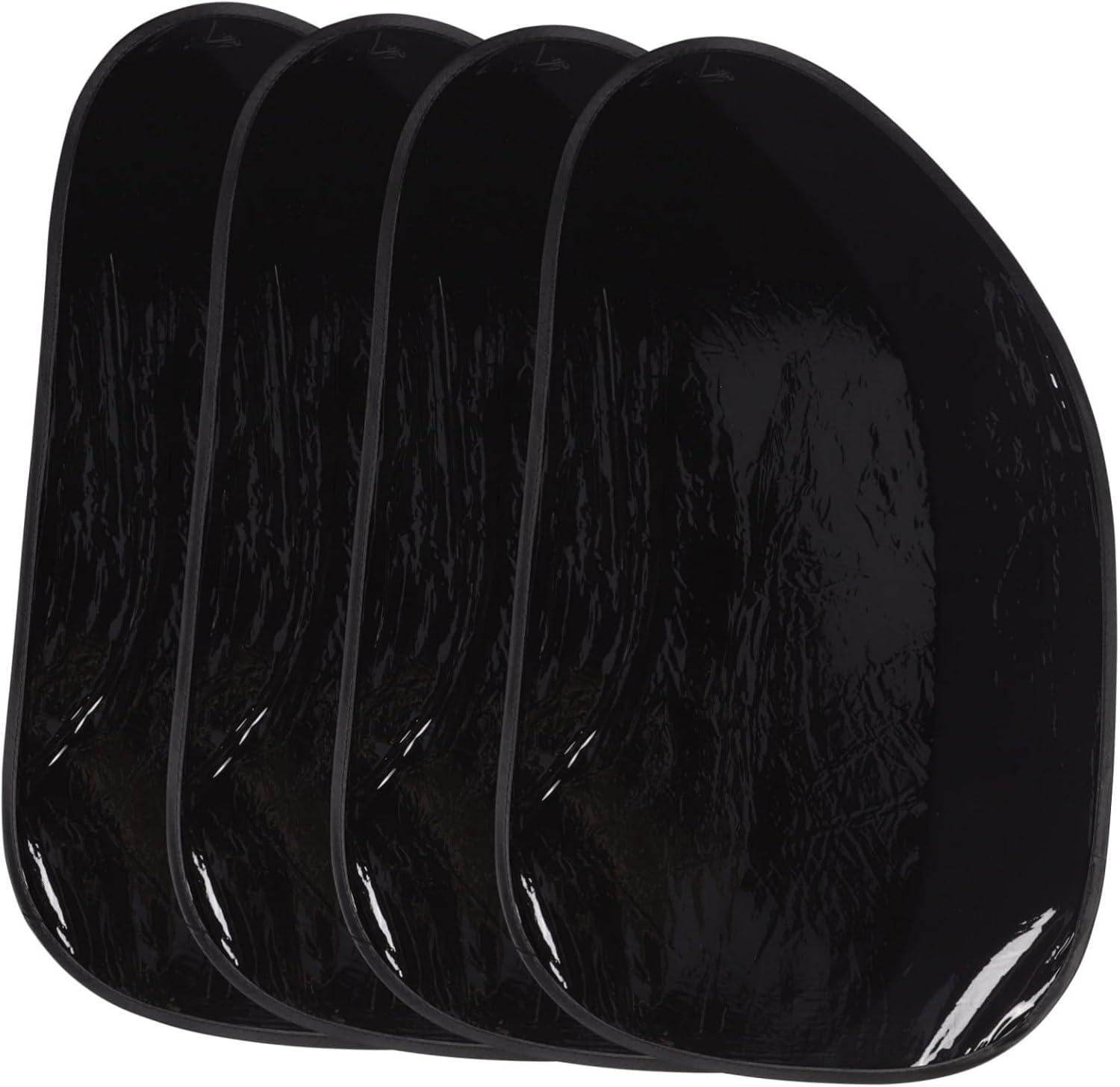 4PCS Static Cling Car Window Sunshade UV Protection PVC Film Heat Blocking Curtains for Car Interior Side Windows Easy Install and Remove