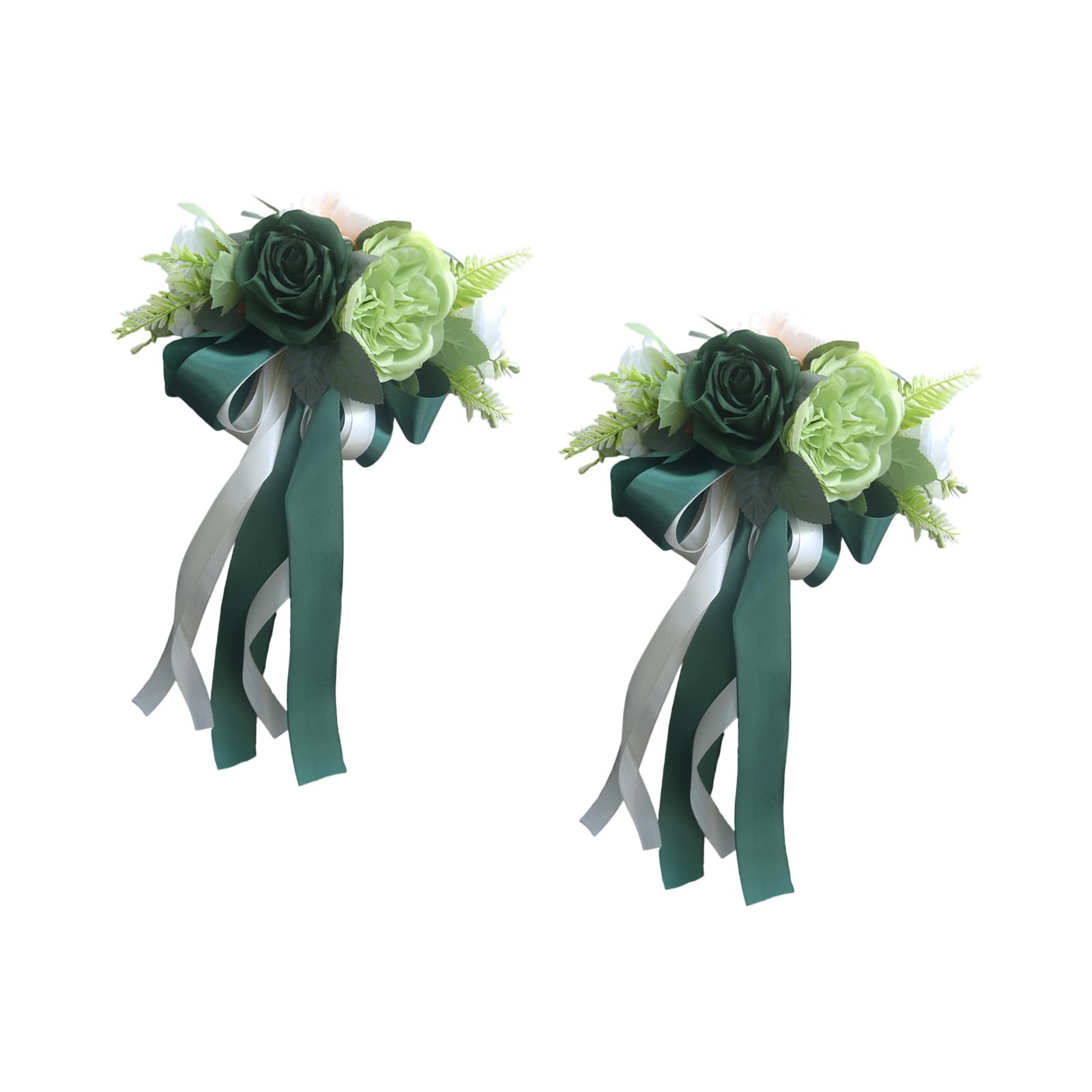 Hsioluted Reclaimable Artificial Floral Embellishments for Bridal Vehicle Adornment Event Themes and Parties Sumptuousness Wedding Car Flower Bedeck