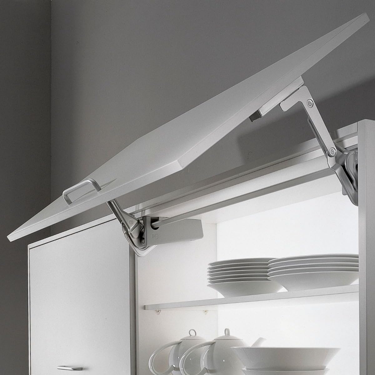 2 x SO-TECH® Kesseböhmer sprężyna kompresyjna Lift-O-Mat (wersja wzmocniona) 200 N (215N) do okuć wychylnych HSB