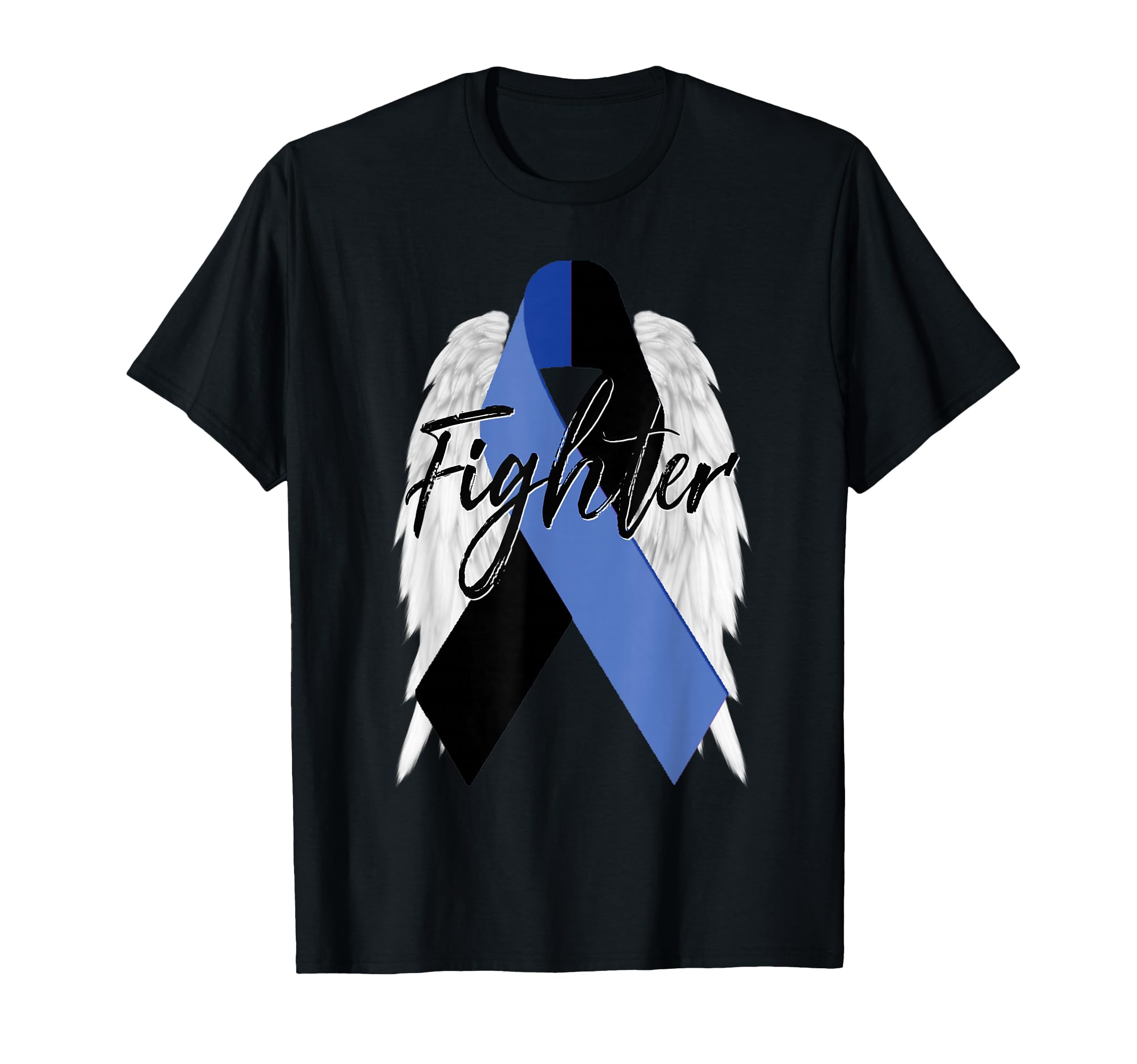 Ocular Cancer Eye Survivor Shirt Fighter Wings Ribbon T-Shirt