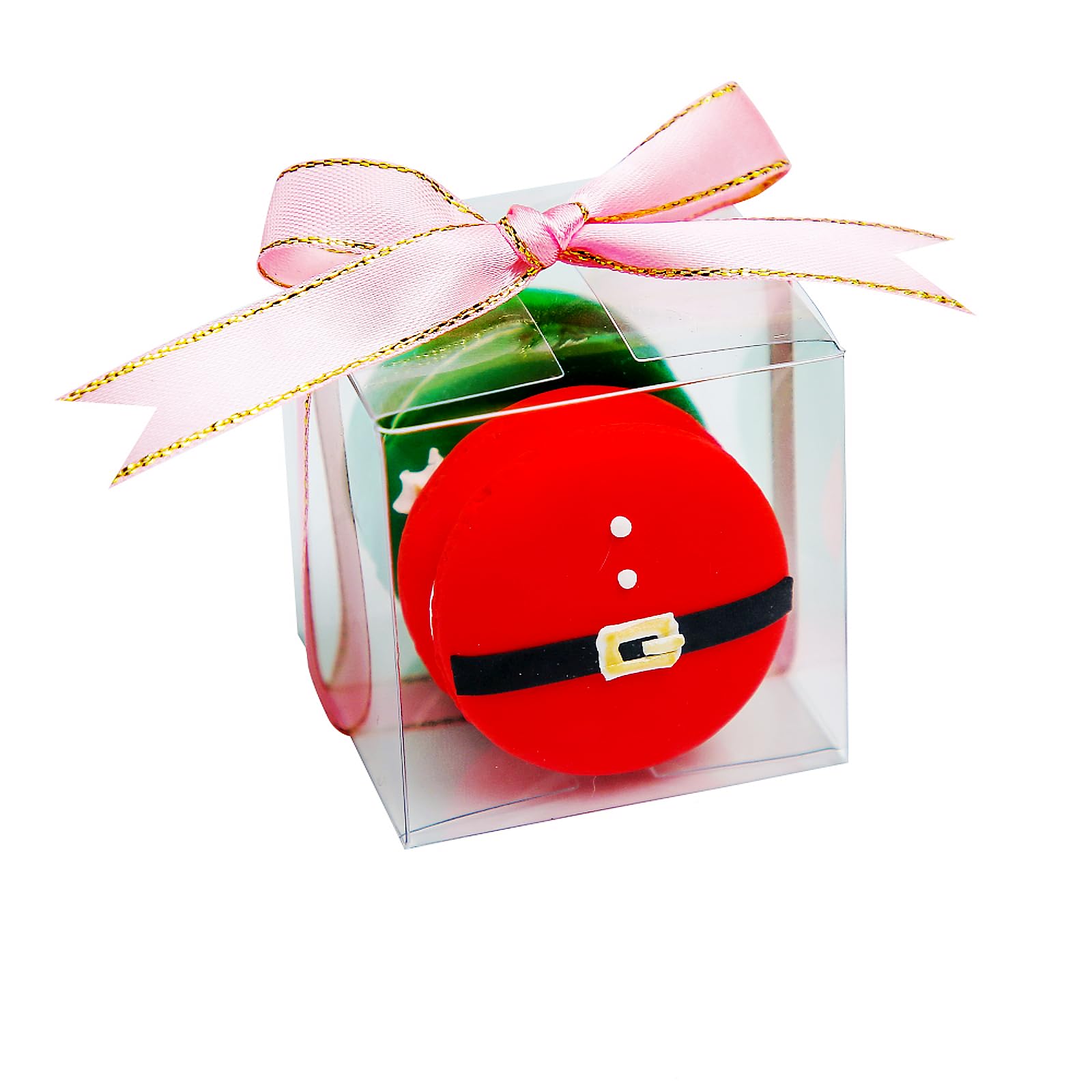 SLShePack 100Pack Clear Gift Boxes for Macaron,Golf Chocolate,Smores & Small Gift Boxes for Chocolate Bomb & Birthday Wedding Party Favor Boxes