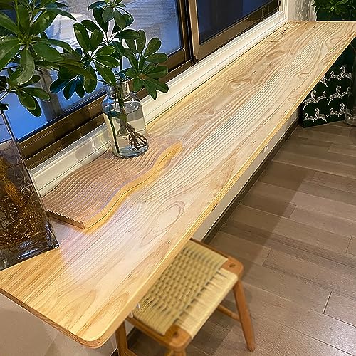 Mesa plegable de pared que ahorra espacio, escritorio de hojas de pino para oficina pequeña, cocina y comedor, mesa de bar flotante compacta perfecta para estudios y espacios más bonitos