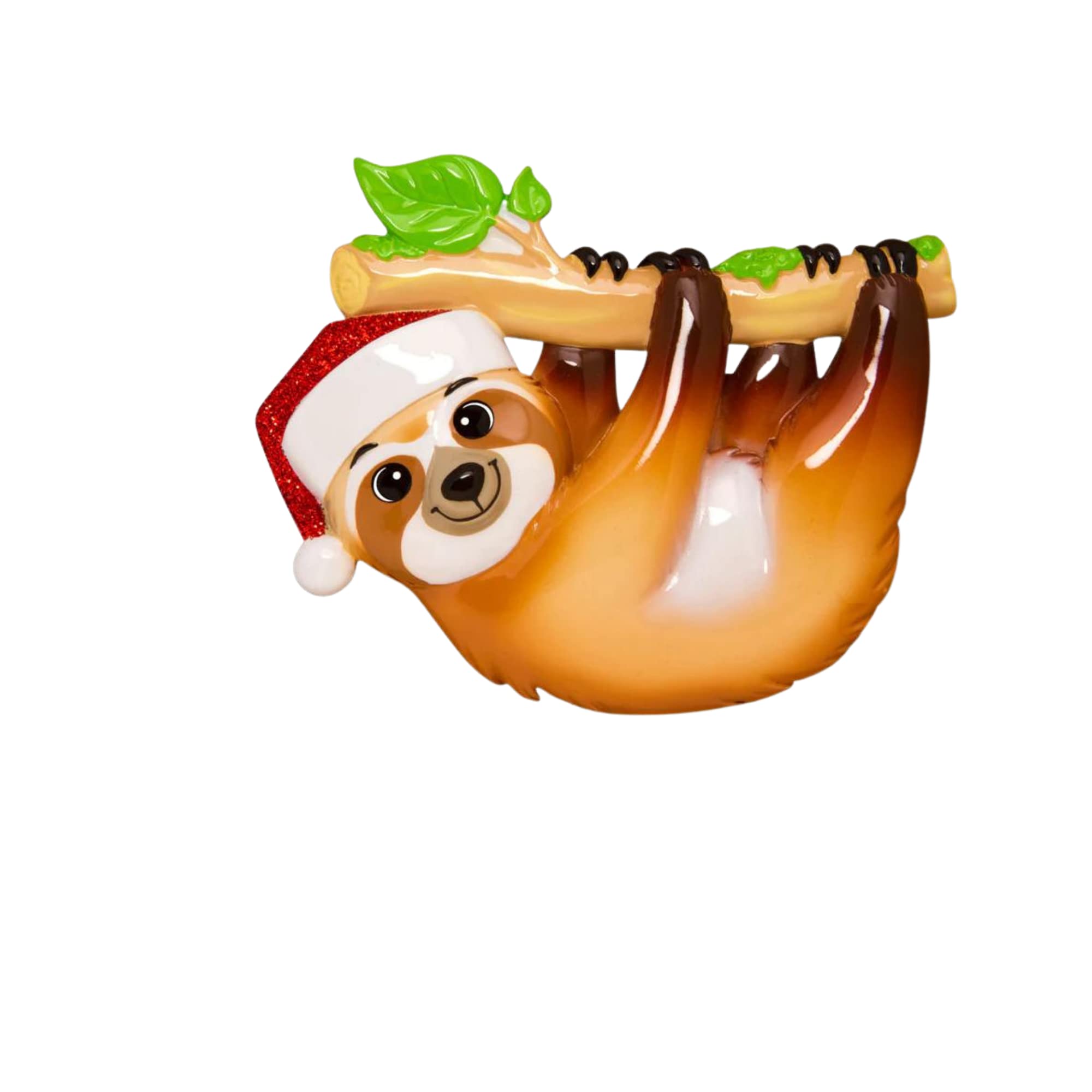 2024 Personalized Christmas Tree Ornament for Kids - Sloth Customized Merry Christmas Ornament - Child Keepsake for Boys & Girls Children