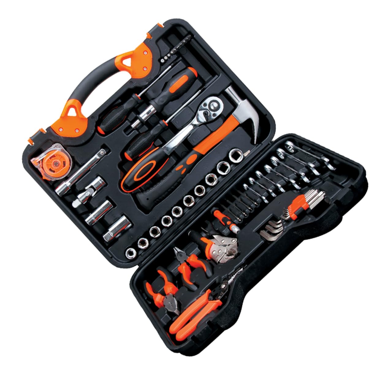 Kits d'outils de mécanicien ORFOFE 55 pièces avec boîte de rangement rigide