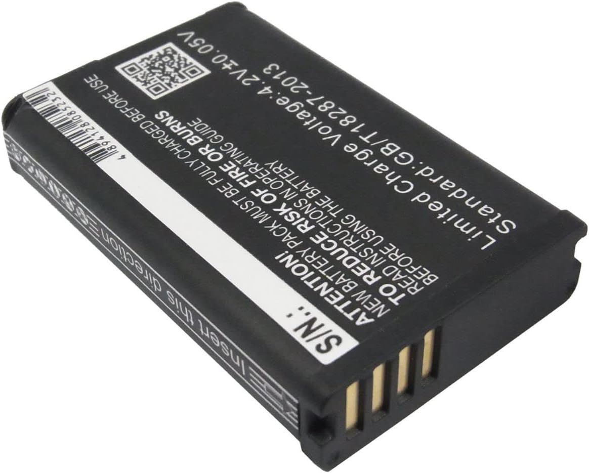 Battery 6.66Wh Li-ion 3.7V 1800mAh Black for GPS, 010-11599-00, 010-11654-03, 361-000 (1800mAh Black for GPS, Navigator 6.66Wh Li-ion 3.7V 1800mAh Black for Garmin GPS, Navigator Montana)