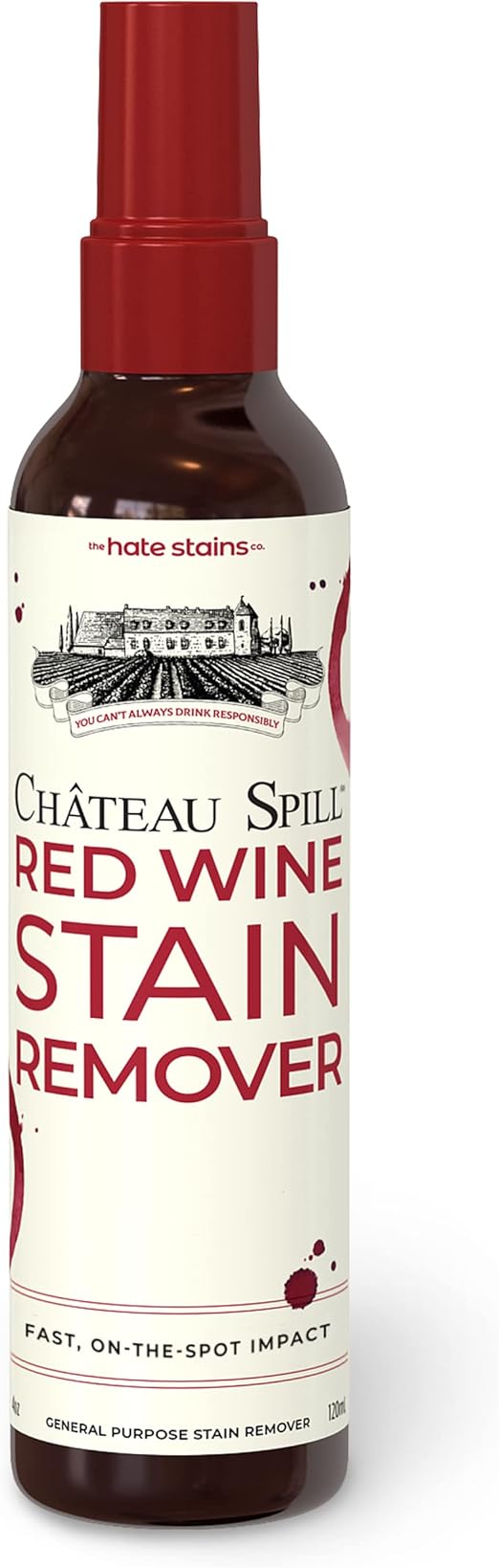 Chateau Spill Red Wine Stain Remover for Clothes 4oz