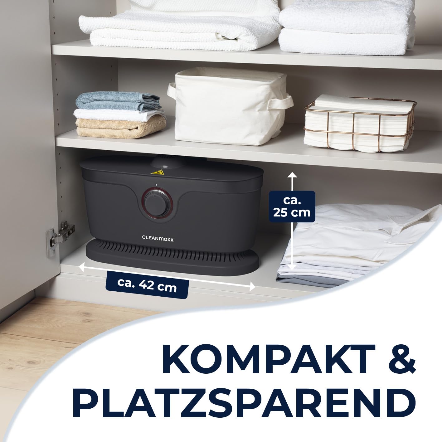 CLEANmaxx automatischer Hemdenbügler PRO mit Hosenaufsatz | Ersetzt Bügeleisen, Dampfglätter, Steamer | Bügelgerät mit Bügelpuppe für Hemden, Blusen & Hosen | Innovativ & effizient
