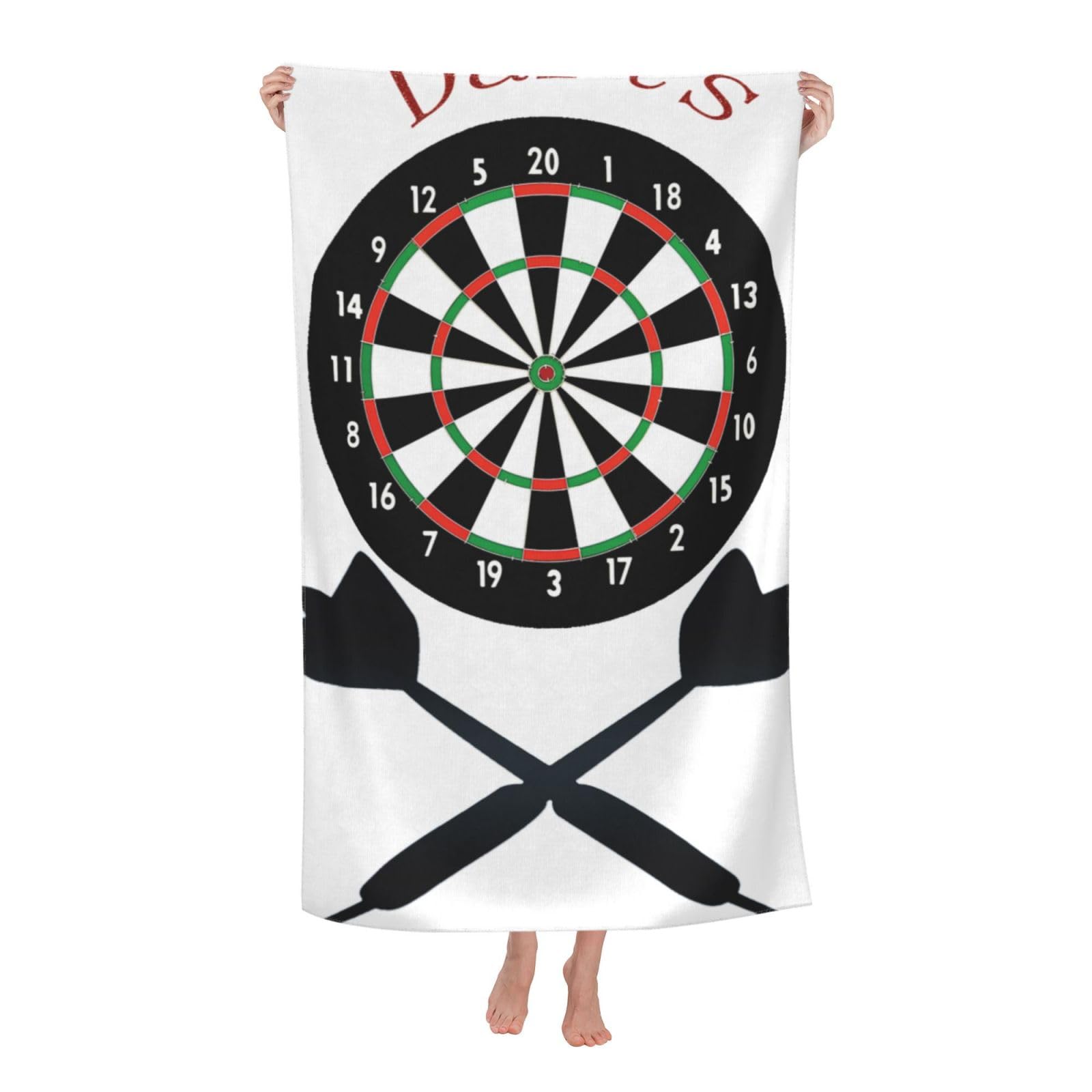 LSRCPD Beach Towel Darts Microfiber Beach Towels Blanket Oversized Tropical Big Extra Large XL Pool Towels Quick Dry Sandproof for Women Girls Kids