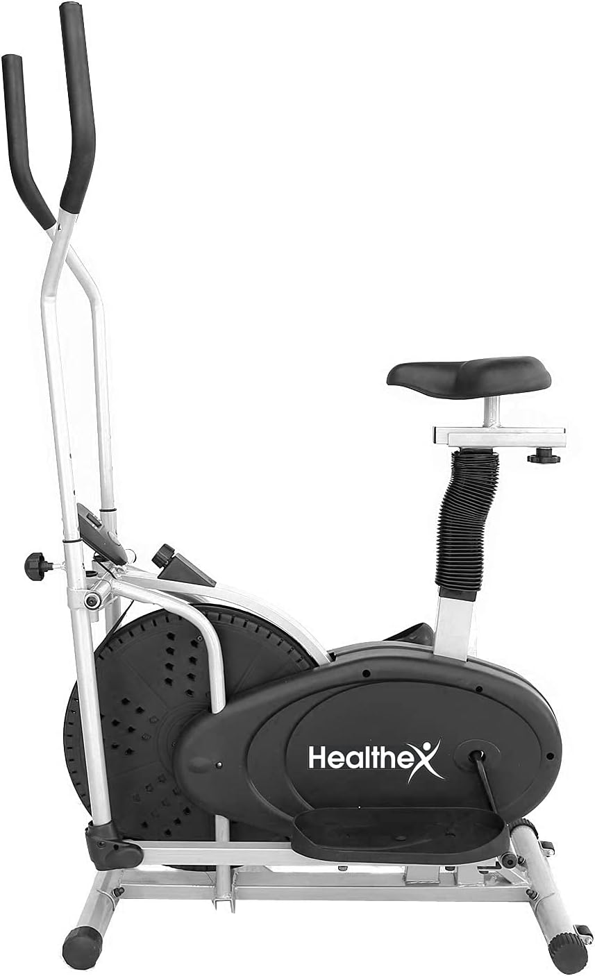 Healthex Orbitrac 4 in 1 Exercise Bike , Black