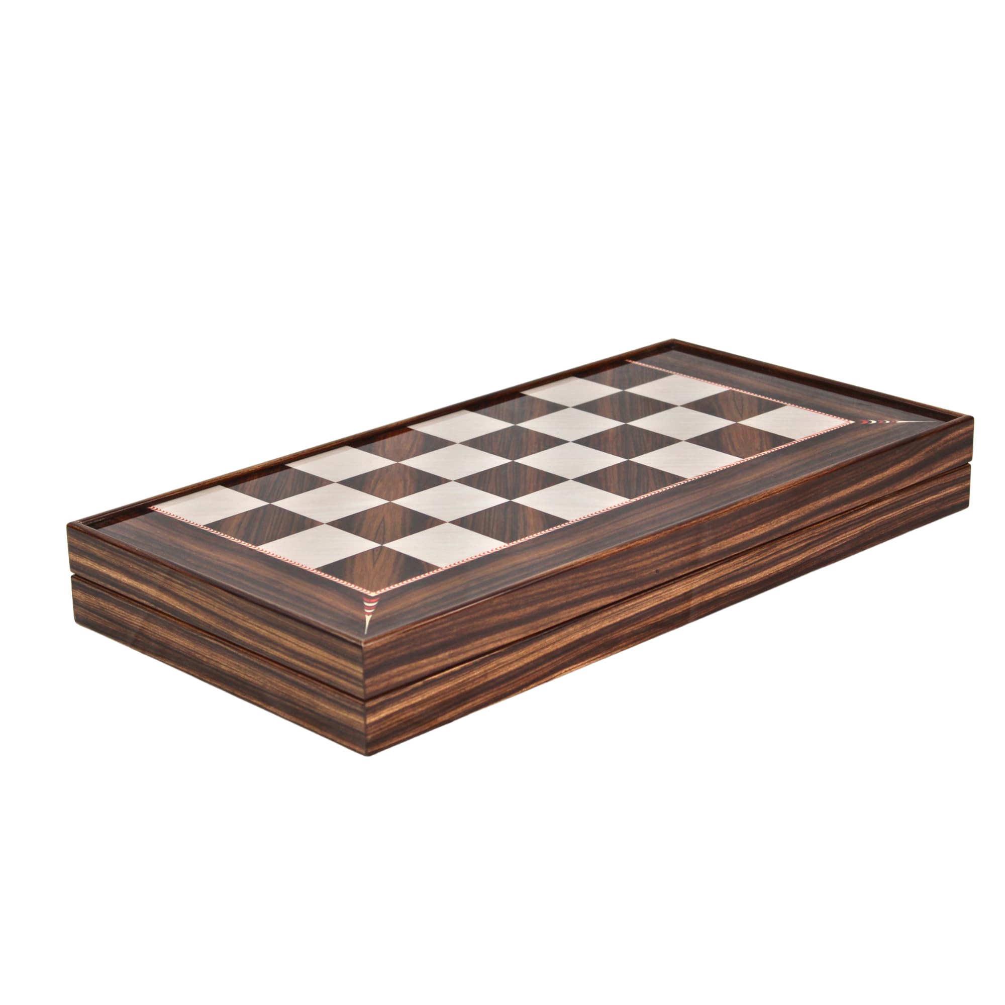 Wooden Walnut Design Backgammon Set 19 inch