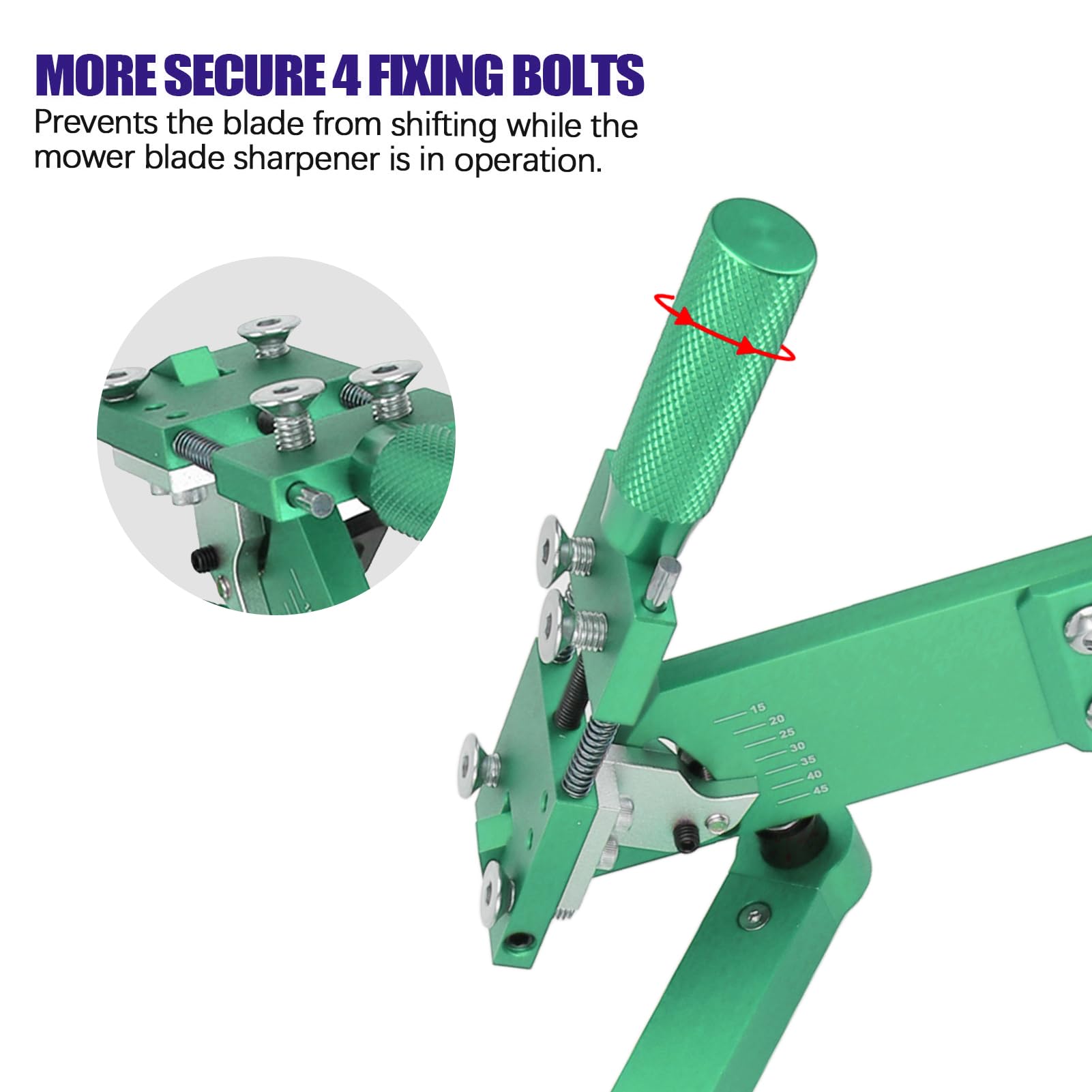 Pssopp Resbalador de la Cuchilla Cortacésped, Herramienta Afilado Cuchillas Césped Cuidado Jardinería para Las Podadoras Cuchillos Loppers Tijeras