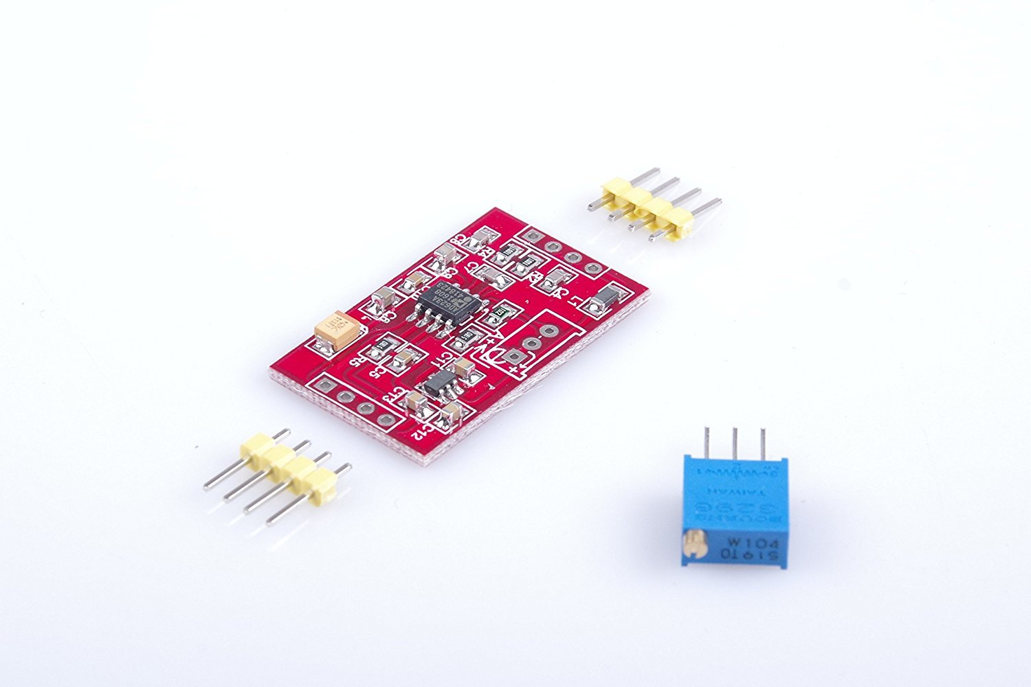iHaospace Millivolt Voltage Amplifier Module AD623A Instrumentation Amplifier Module Microvolt Voltage Amplifier Module