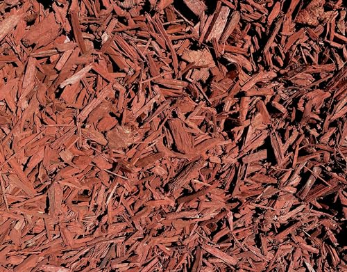Landscape Garden Mulch, Red Hardwood, 42 Quarts