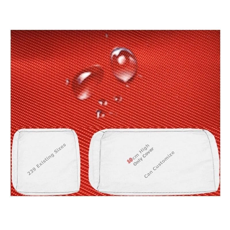 ILiemao Housse De Coussin D'assise Canapé Housses Coussins pour Salon Jardin Matelas Banc Ntérieur Et Extérieur Personnalisée avec Fermeture Éclair 10cm...