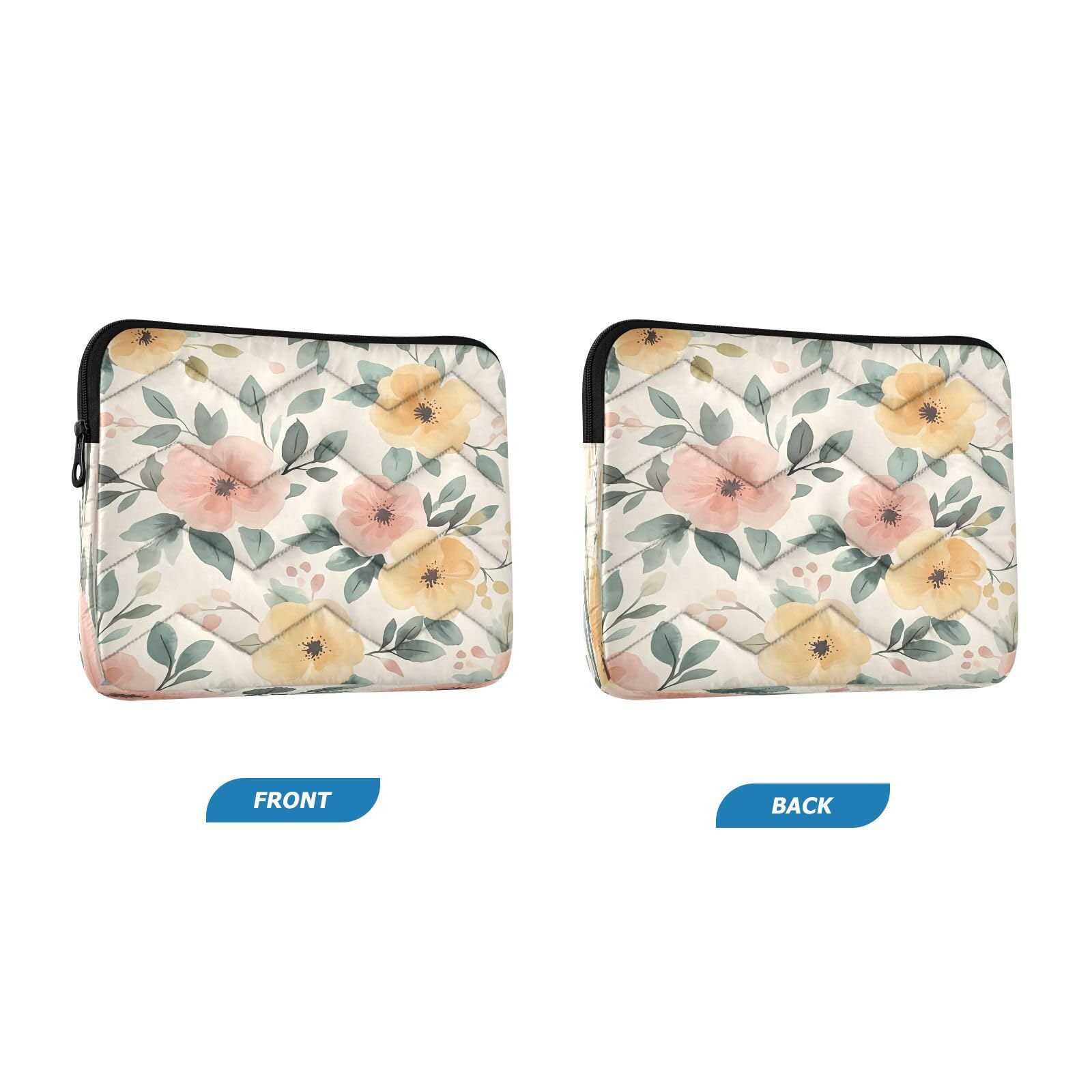 BOESI Watercolor Colorful Flower Laptop Inner Bag, Laptop Case, Computer Sleeve, Lightweight and Easy to Carry, Suitable for 13-14inch Laptops