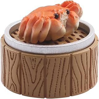 Cmokifuly Cute Keys 3D Cute Custom Keycaps,ESC Keycap for Mechanical Keyboard OEM R4 Profile Magnetic Interesting Keycaps Shine-Through Base Keycap (Crab)