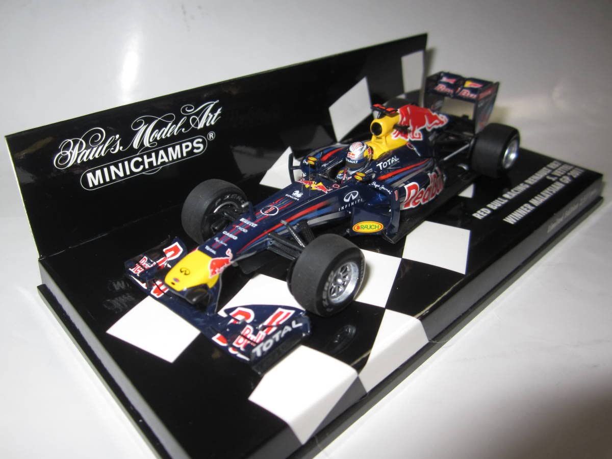 Amazon | PMA ミニチャンプス 1/43 レッドブル RB7 2011年マレーシアGP