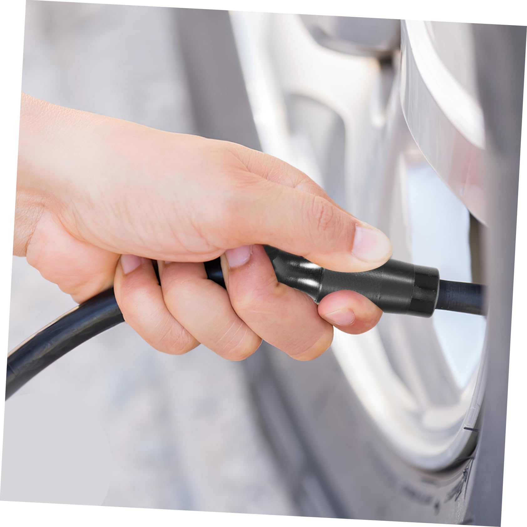 SOLUSTRE 5piezas Adaptador Inflador De Neumáticos Boquilla De Aire Auto-bloqueante para Compatible Válvulas para Coches Camiones y Motos