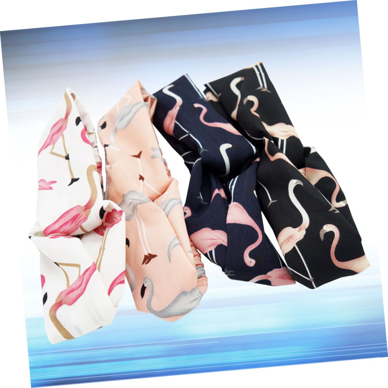 LIFKOME 18pezzi Fasce Per Flamingo Accessori Per e Ragazze Fasce Elastiche Incrociate Casual e Confezione Random