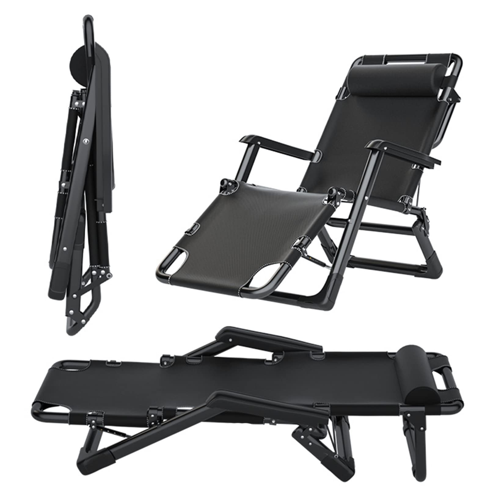 Chaise longue zéro gravité surdimensionnée pliante piscine et terrasse XL