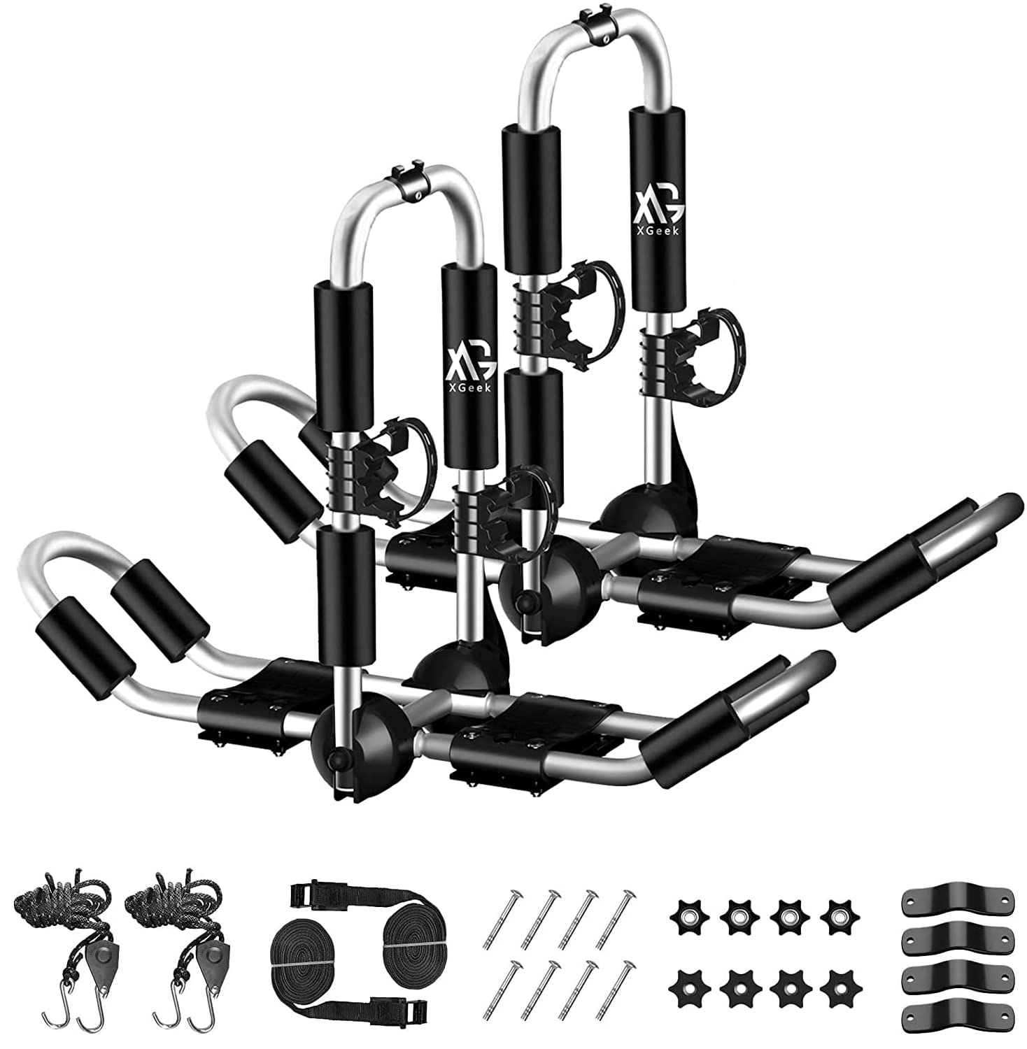 Buy XGeek Kayak Roof Rack 4in1 for Kayak, Surfboard, Canoe and Ski