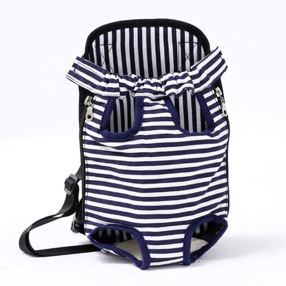 Pet Carrier Sling Small Doggy,Hands-Free Adjustable Chest Carrier,Four Legs Out Backpack Bag with Tail Hole for Small Medium Dogs Cats…