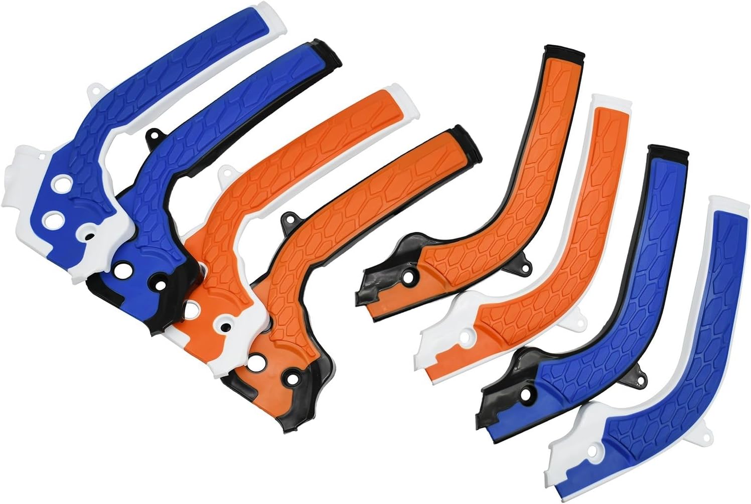 Motocross Frame Guard X-Grip Protection Cover For KTM SX SXF XC XCW EXC EXCF XCF 125-500 distintivo(Blue White)