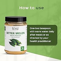 Vista 17 de bixa BOTANICAL Extracto de melón amargo Karela Momordica Charantia 450 mg cápsulas vegitarianas Sin gluten, sin OMG, esterlizado al vapor