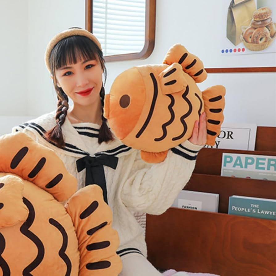 たいやき枕 Amazon.co.jp: ZCPACE 13.8インチ かわいいたいやきぬいぐるみ 動物 枕