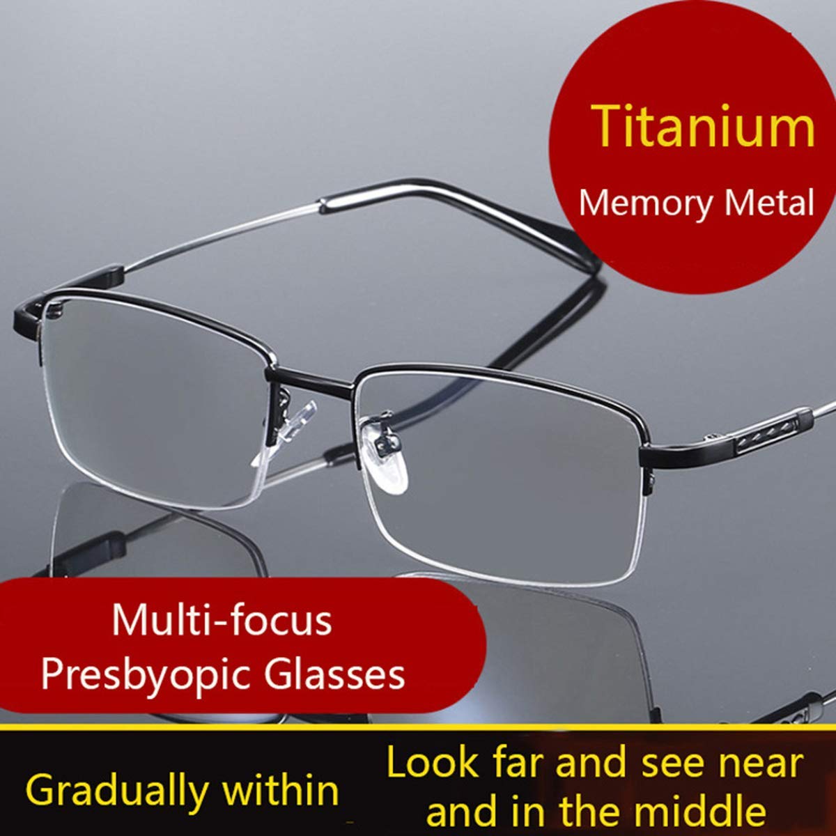 Amazon.com: MIRYEA 2.5x Magnification Progressive Multifocus 