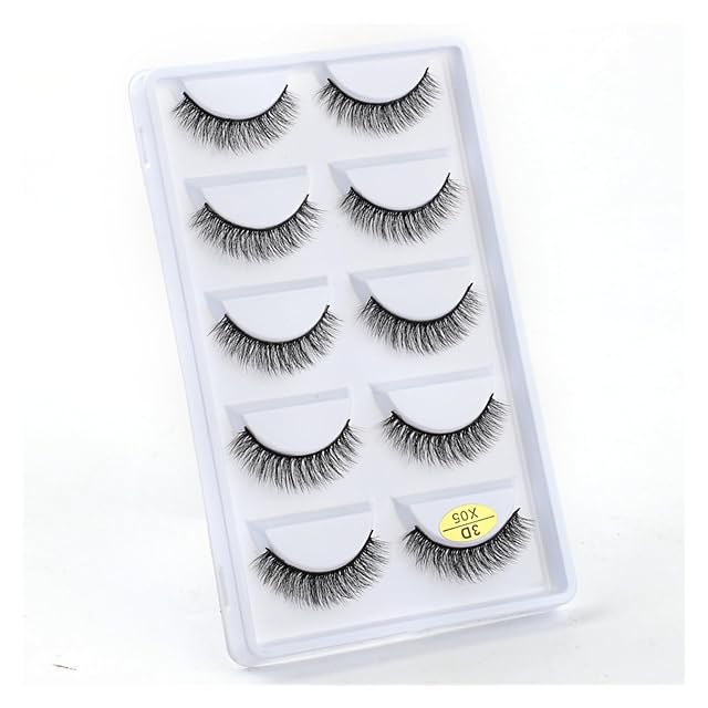 UAMOU 10 50 100 Boxes Mink Eyelashes Fluffy 3D Mink Lashes Makeup Natural Long Volume False Eyelashes Bulk