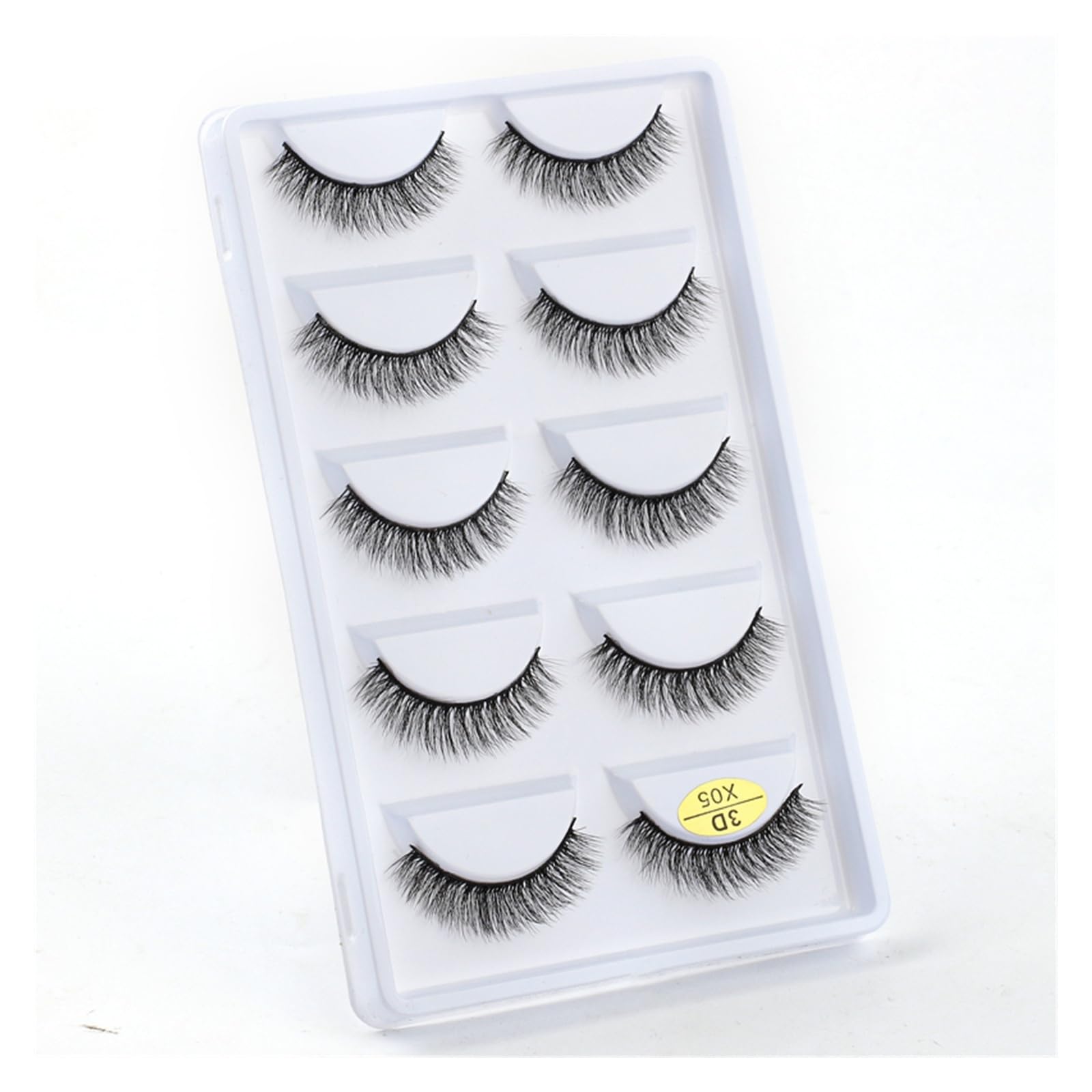 UAMOU 10 50 100 Boxes Mink Eyelashes Fluffy 3D Mink Lashes Makeup Natural Long Volume False Eyelashes Bulk