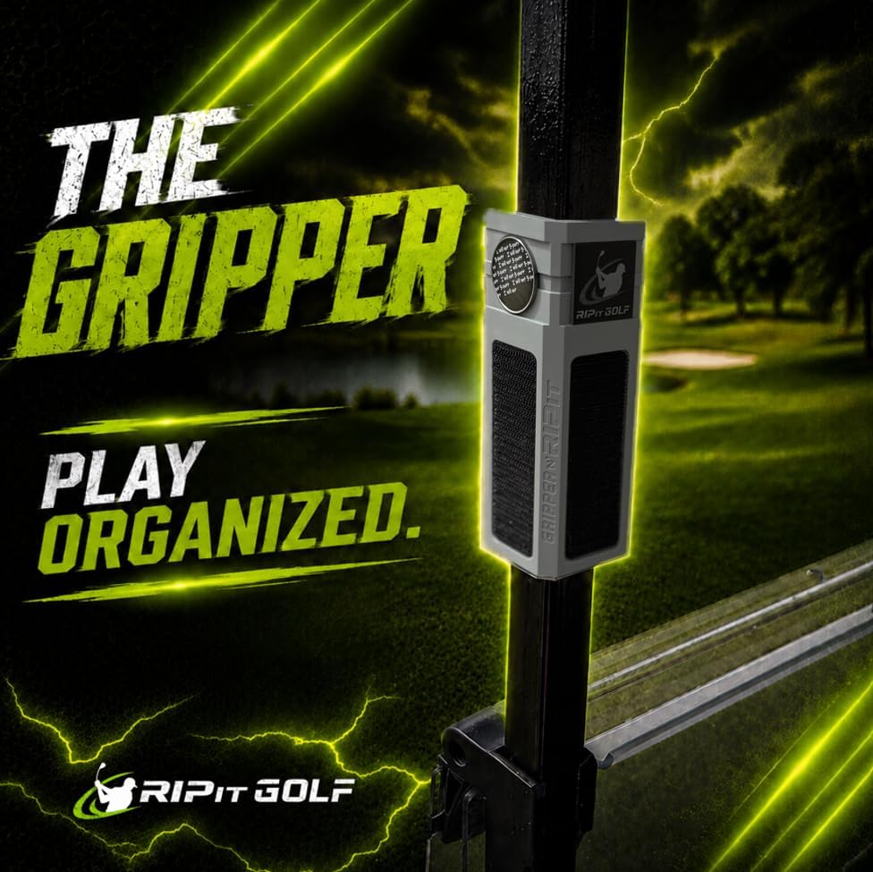 Magnetic Golf Glove Holder for Cart THE Gripper – Patented USA Made Golf Accessory with N52 Magnets & Built-in Ball Marker Holder Golf Gift image 5