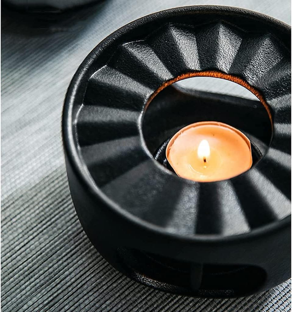 Teapot Warmer Ceramic Tea Warmer with Candle Holder Teapot Heater Tea Light Holders for Hotel Tea House