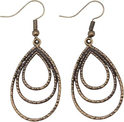 14K Gold Plated Oval Hoop Earrings Lightweight Oval Earring