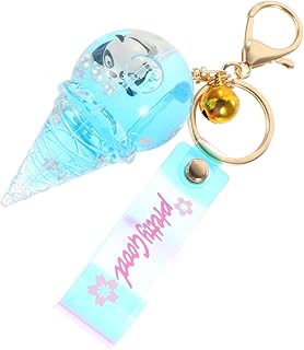 Llavero Panda Flotante Diseño Helado Colgante Decorativo Ligero y Compacto para Mochila y Bolso Color Azul