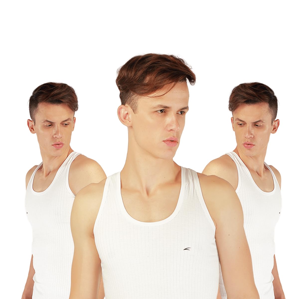 Lycot Australia Classic White Oxy Vests for Men - Comfortable and Stylish Sleeveless Vests
