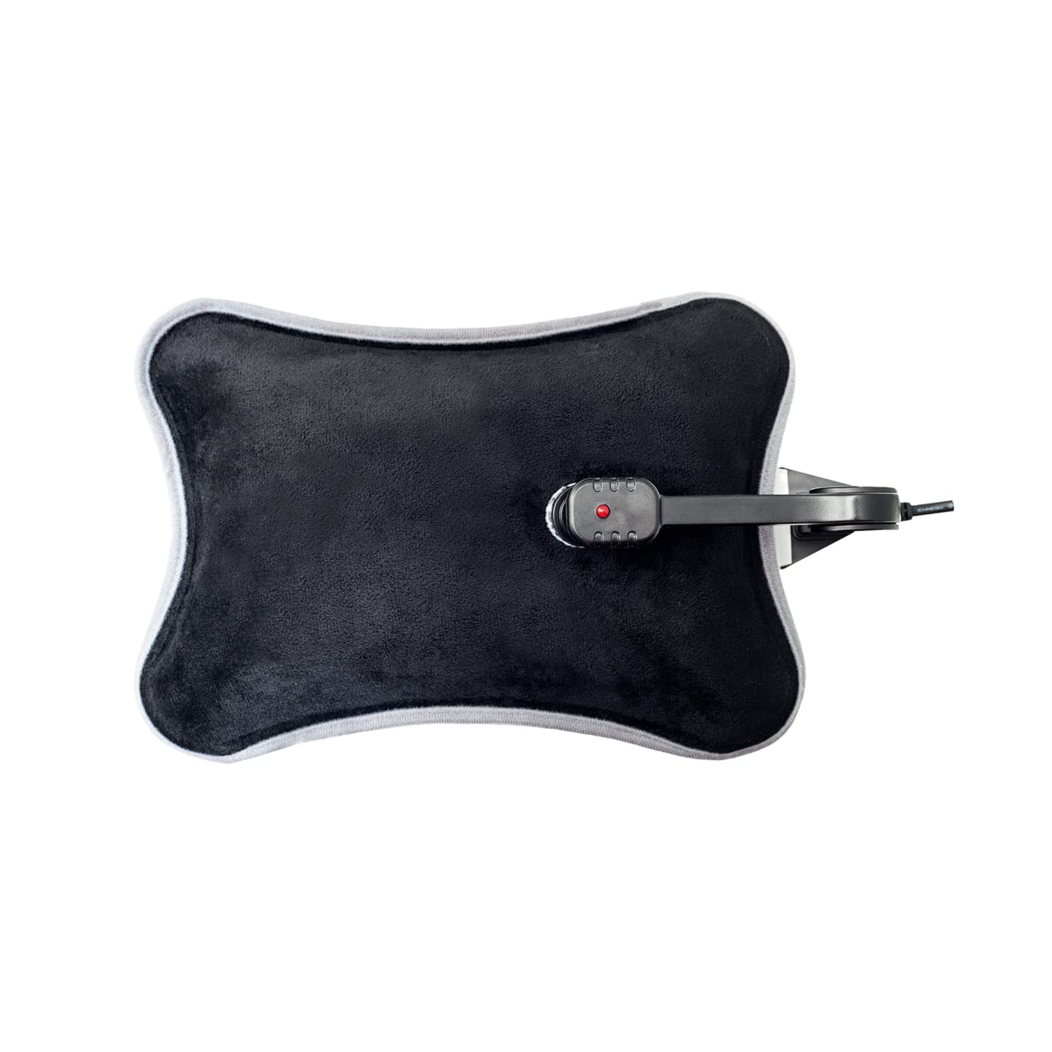 Solac - Bolsa de Agua Térmica Caldea | 360 W | Ergonómica | Autonomía de 120 Minutos | Conector Extraíble | Tacto Suave | Tejido Transpirable | para calientar Cama | Saco Térmico con Funda