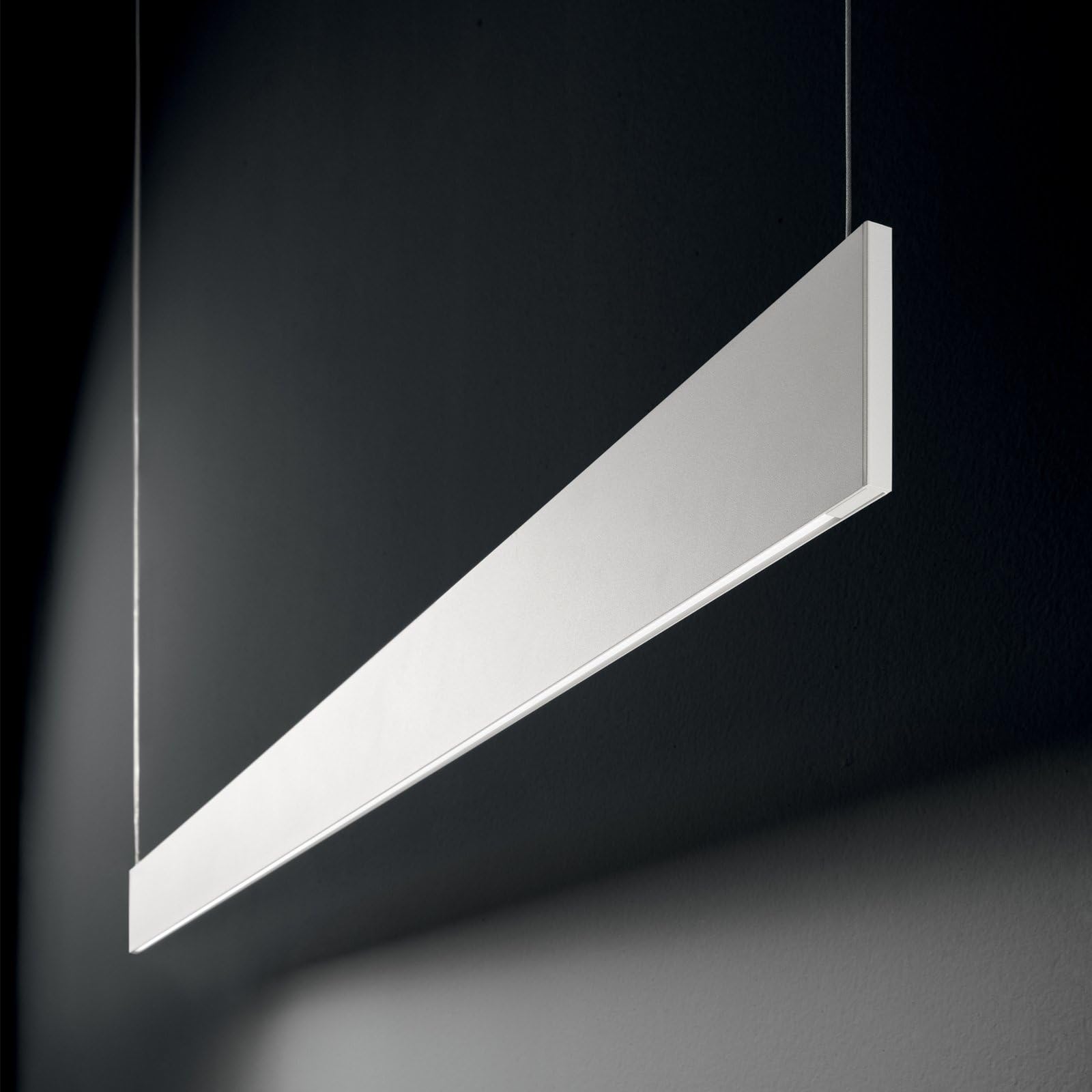 Ideal Lux STEEL kolekcja wisząca, 1 x zintegrowane światło LED, czarne, aluminium
