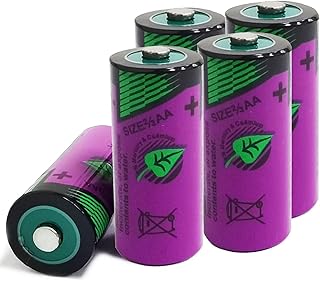5pcs TL-5955 Battery 3.6V 2/3 AA 1650mAh for Tadiran 3.6 Volt Lithium Battery TL-5955