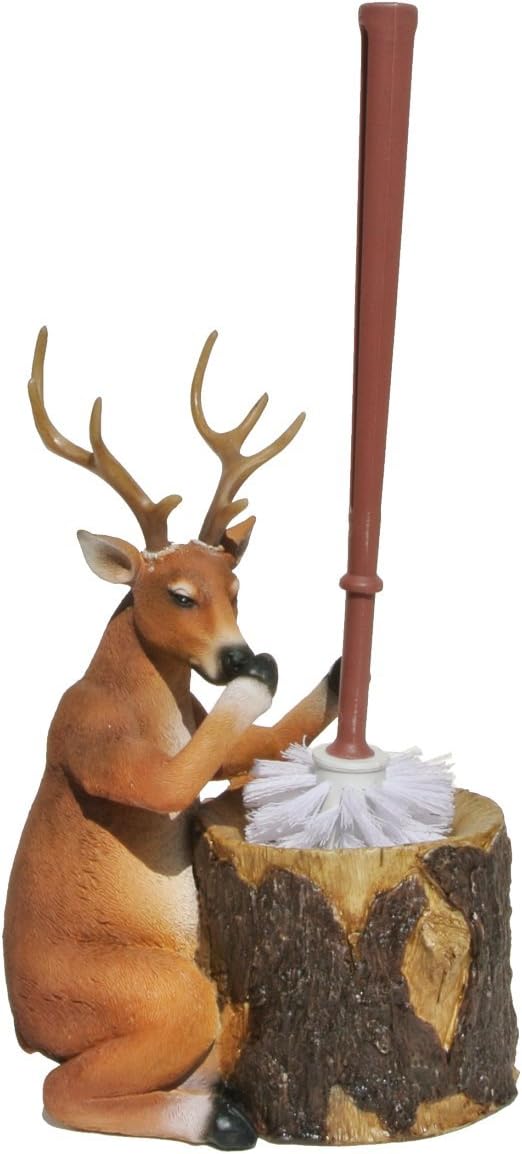 LL Home Deer Toilet Brush Holder