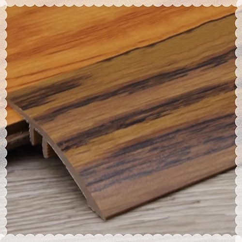 Miniatura 7 de Tira de transición de umbral de PVC de 1/2 a 4/5 pulgadas, tira de transición de piso para umbral de puerta, tira de borde de piso, tira de cubierta