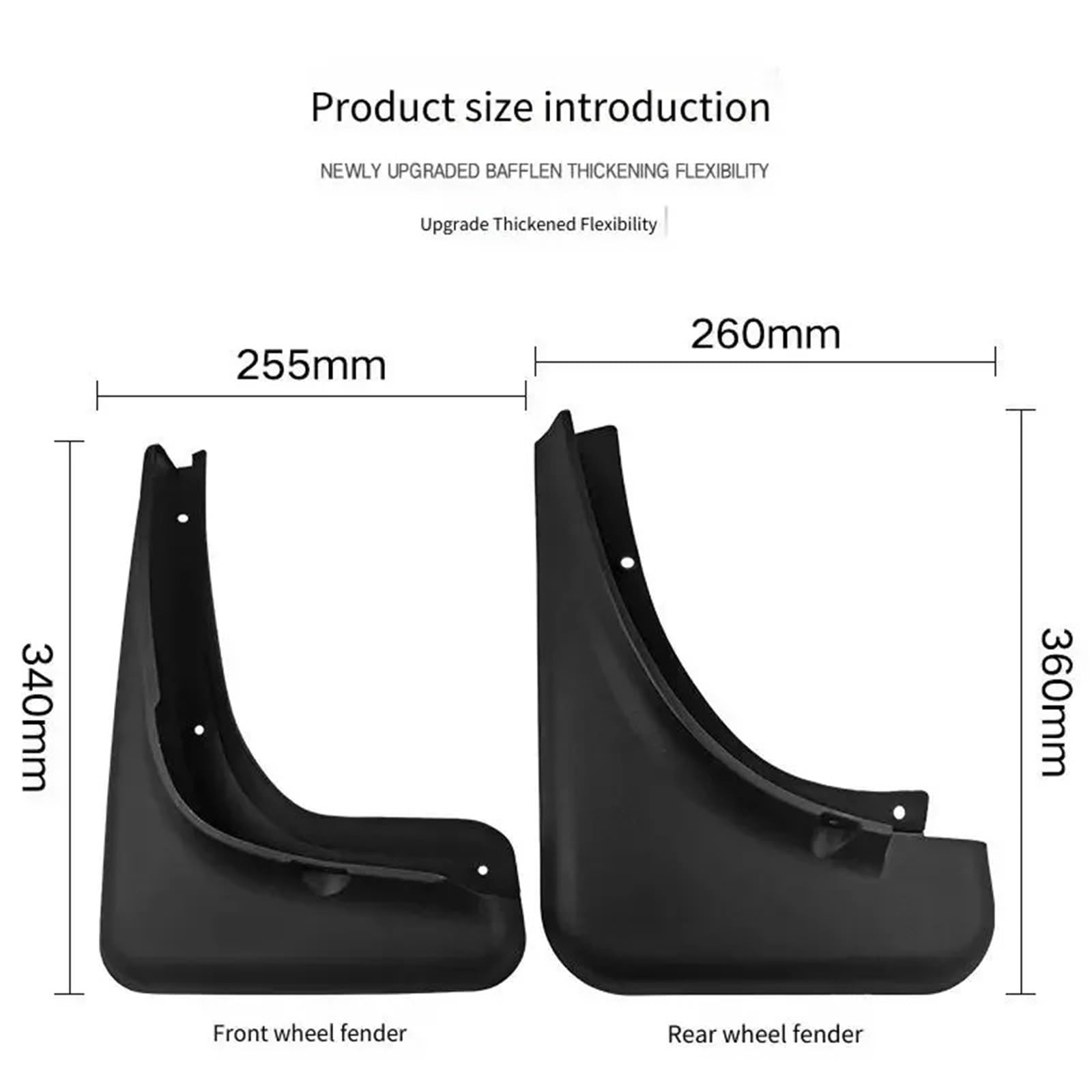 Pare-boue d'aile Garde-boue avant et Convient pour Porsche Macan 2014 – 2021 2016 2017 2018 2019 2020, accessoires de voiture