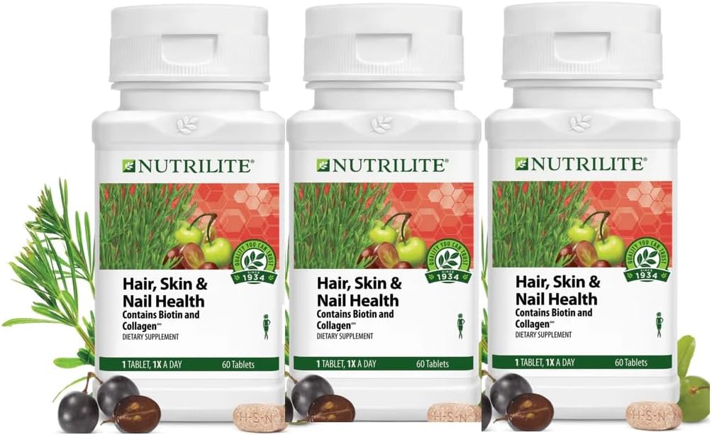 NutriliteComplex for Hair, Skin and Nails 60 tabs x 3 Bottles